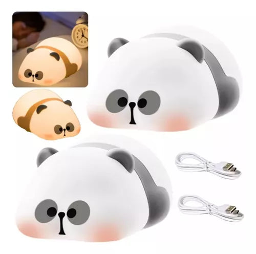 Lámpara De Silicona Panda